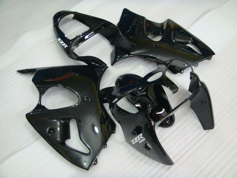 Kit de carénage noir brillant style usine - NINJA ZX-6R 00-02