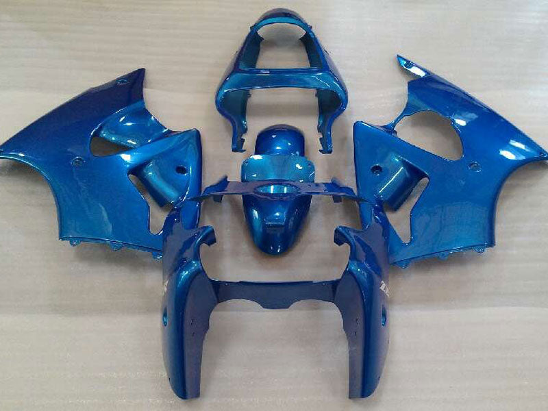 Kit de carénage bleu brillant style usine - NINJA ZX-6R 00-02