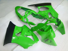 Charger l&#39;image dans la galerie, Kit de carénage vert et noir style usine - NINJA ZX-6R 00-02