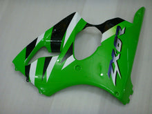 Charger l&#39;image dans la galerie, Kit de carénage vert et noir style usine - NINJA ZX-6R 00-02