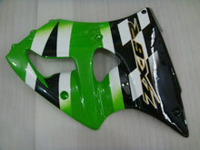 Charger l&#39;image dans la galerie, Kit de carénage noir et vert style usine - NINJA ZX-6R 00-02