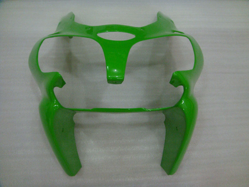 Kit de carénage noir et vert style usine - NINJA ZX-6R 00-02