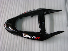 Charger l&#39;image dans la galerie, Black and Red Flame - NINJA ZX-6R 03-04 Fairing Kit