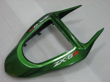 Charger l&#39;image dans la galerie, Green and Black Flame - NINJA ZX-6R 03-04 Fairing Kit