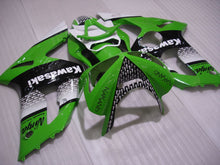 Charger l&#39;image dans la galerie, Green and Black FUCHS - NINJA ZX-6R 03-04 Fairing Kit