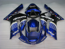 Charger l&#39;image dans la galerie, Blue and Black FUCHS - NINJA ZX-6R 03-04 Fairing Kit