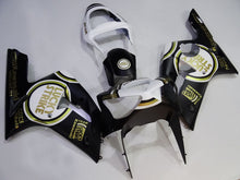 Charger l&#39;image dans la galerie, Black and White Lucky Strike - NINJA ZX-6R 03-04 Fairing Kit