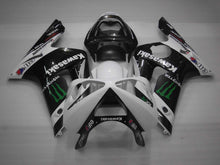 Charger l&#39;image dans la galerie, White and Black Monster - NINJA ZX-6R 03-04 Fairing Kit