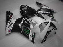 Charger l&#39;image dans la galerie, White and Black Monster - NINJA ZX-6R 03-04 Fairing Kit