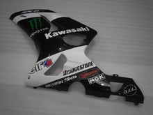 Charger l&#39;image dans la galerie, White and Black Monster - NINJA ZX-6R 03-04 Fairing Kit