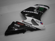 Charger l&#39;image dans la galerie, White and Black Monster - NINJA ZX-6R 03-04 Fairing Kit