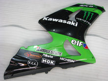 Charger l&#39;image dans la galerie, Green and Black Monster - NINJA ZX-6R 03-04 Fairing Kit