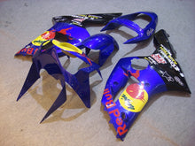 Charger l&#39;image dans la galerie, Blue and Black Red Bull - NINJA ZX-6R 03-04 Fairing Kit