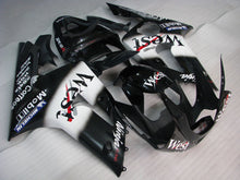 Charger l&#39;image dans la galerie, Black and White West - NINJA ZX-6R 03-04 Fairing Kit