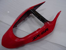 Charger l&#39;image dans la galerie, Kit de carénage rouge et noir style usine - NINJA ZX-6R 03-04