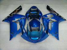 Charger l&#39;image dans la galerie, Kit de carénage bleu et noir style usine - NINJA ZX-6R 03-04