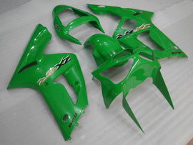 Kit de carénage vert brillant style usine - NINJA ZX-6R 03-04