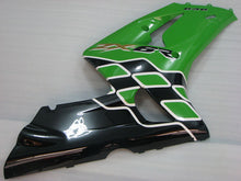 Charger l&#39;image dans la galerie, Kit de carénage vert et noir style usine - NINJA ZX-6R 03-04