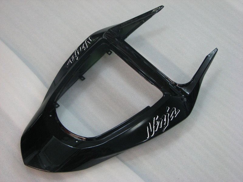 Kit de carénage vert et noir style usine - NINJA ZX-6R 03-04