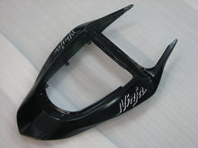 Charger l&#39;image dans la galerie, Kit de carénage vert et noir style usine - NINJA ZX-6R 03-04