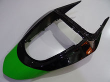 Charger l&#39;image dans la galerie, Kit de carénage noir et vert style usine - NINJA ZX-6R 03-04