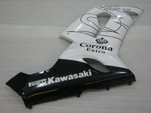 Charger l&#39;image dans la galerie, Kit de carénage Corona blanc et noir - NINJA ZX-6R 05-06