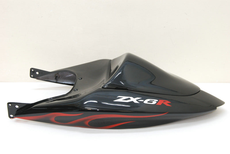Flamme noire et rouge - Kit de carénage NINJA ZX-6R 05-06