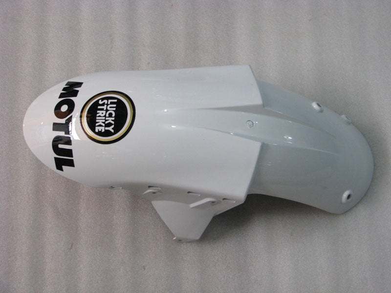 Kit de carénage Lucky Strike noir et blanc pour NINJA ZX-6R 05-06
