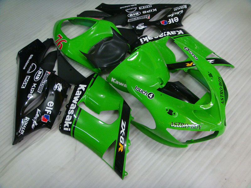 Kit de carénage Green Black Monster - NINJA ZX-6R 05-06