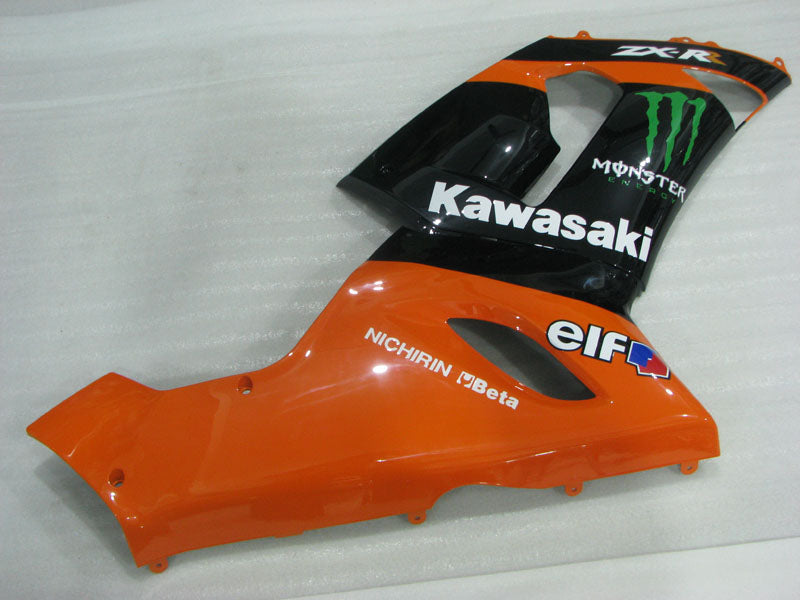 Kit de carénage Orange Black Monster - NINJA ZX-6R 05-06