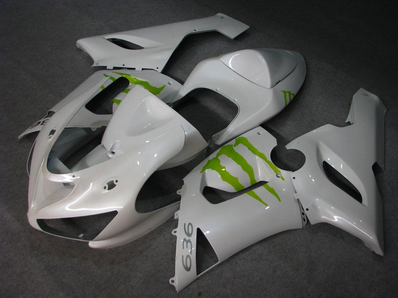 Kit de carénage Monster Pearl White - NINJA ZX-6R 05-06