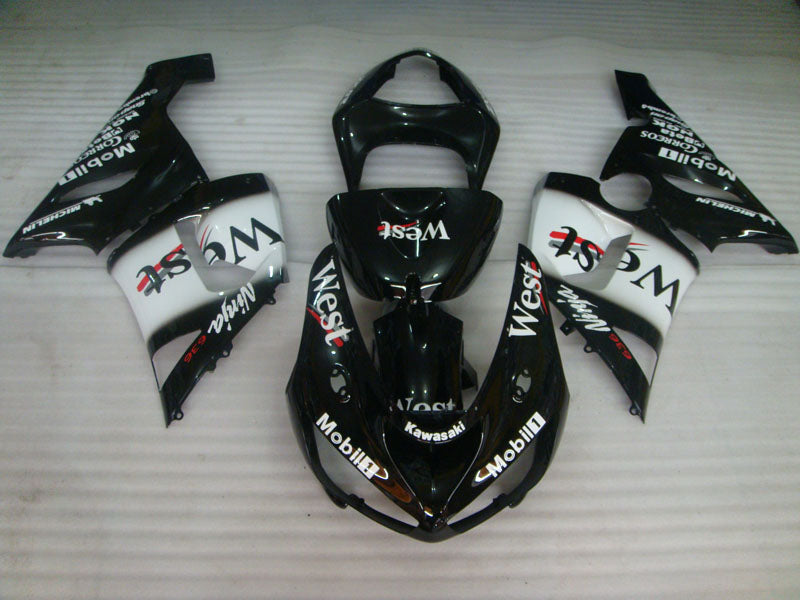 Kit de carénage Black and White West - NINJA ZX-6R 05-06
