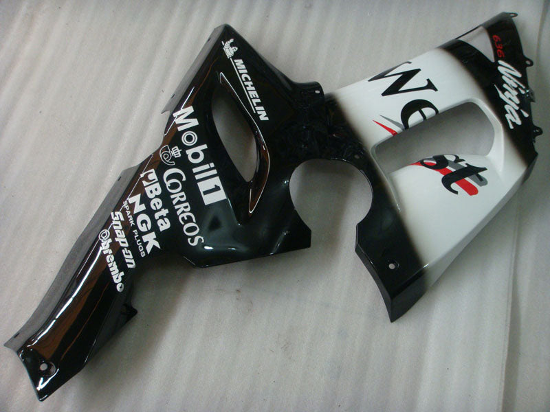 Kit de carénage Black and White West - NINJA ZX-6R 05-06