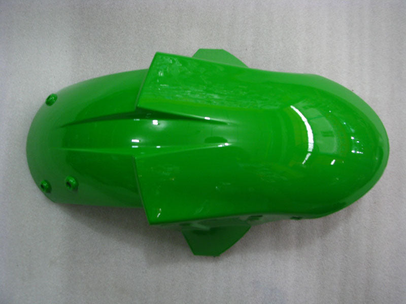 Kit de carénage vert et noir mat style usine - NINJA ZX-6R 05-06