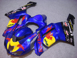 Kit de carénage Red Bull bleu et noir - NINJA ZX-6R 07-08