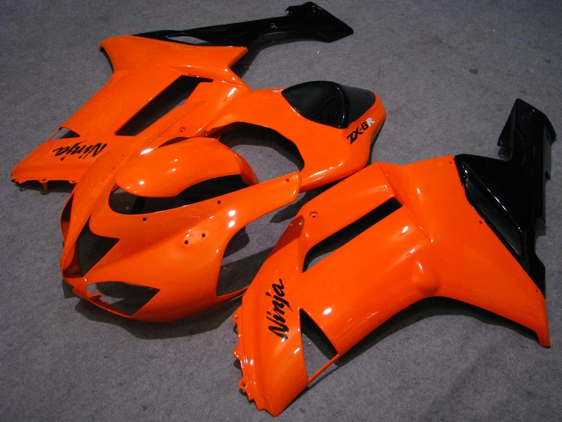 Kit de carénage Orange Factory Style - NINJA ZX-6R 07-08