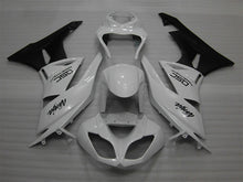 Charger l&#39;image dans la galerie, Kit de carénage style usine blanc et noir mat - NINJA ZX-6R 09-12