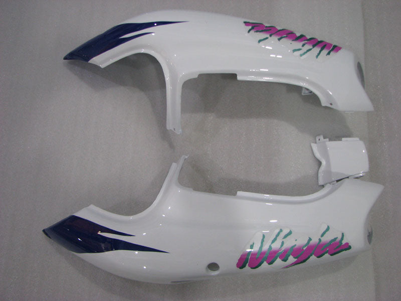 Kit de carénage vert et blanc bleu style usine - NINJA ZX-9R 94-97
