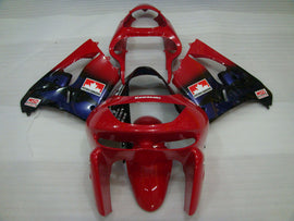 Kit de carénage rouge et bleu style usine - NINJA ZX-9R 98-99