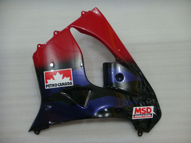 Kit de carénage rouge et bleu style usine - NINJA ZX-9R 98-99