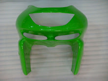 Charger l&#39;image dans la galerie, Kit de carénage vert et noir blanc style usine - NINJA ZX-9R 98-99