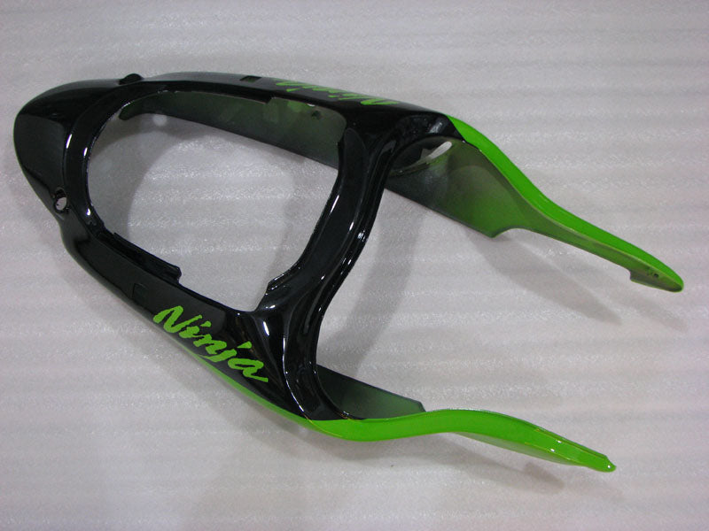Kit de carénage vert, noir et blanc style usine - NINJA ZX-9R 98-99