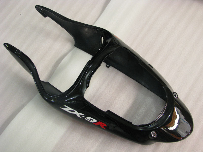 Kit de carénage noir à flamme rouge - NINJA ZX-9R 00-01