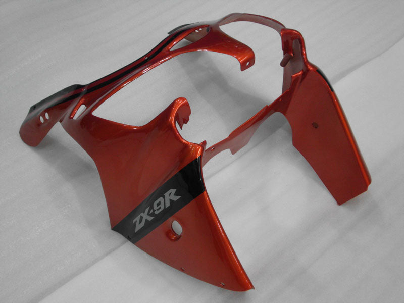 Kit de carénage orange et noir style usine - NINJA ZX-9R 00-01