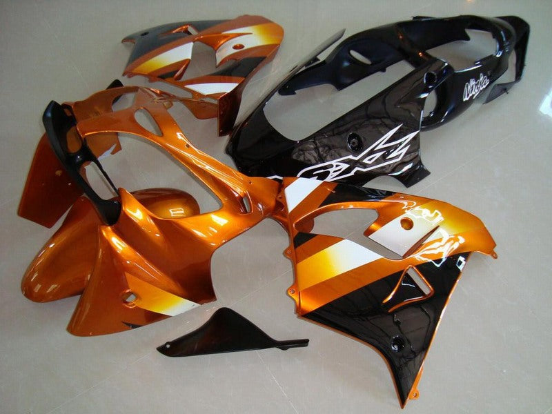 Kit de carénage style usine orange et noir - NINJA ZX-9R 00-01