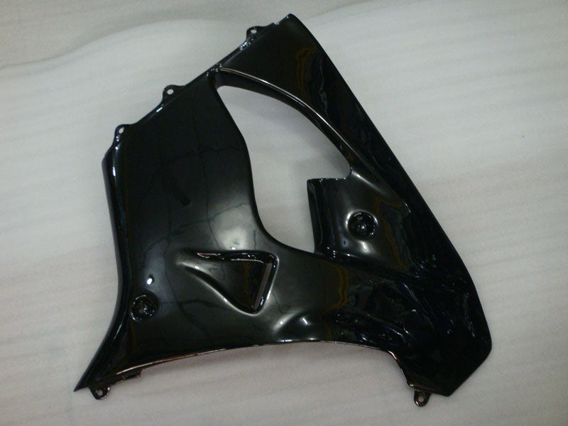 Kit de carénage style usine noir avec autocollants blancs - NINJA ZX-9R 00-01