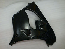 Charger l&#39;image dans la galerie, Kit de carénage style usine noir avec autocollants blancs - NINJA ZX-9R 00-01