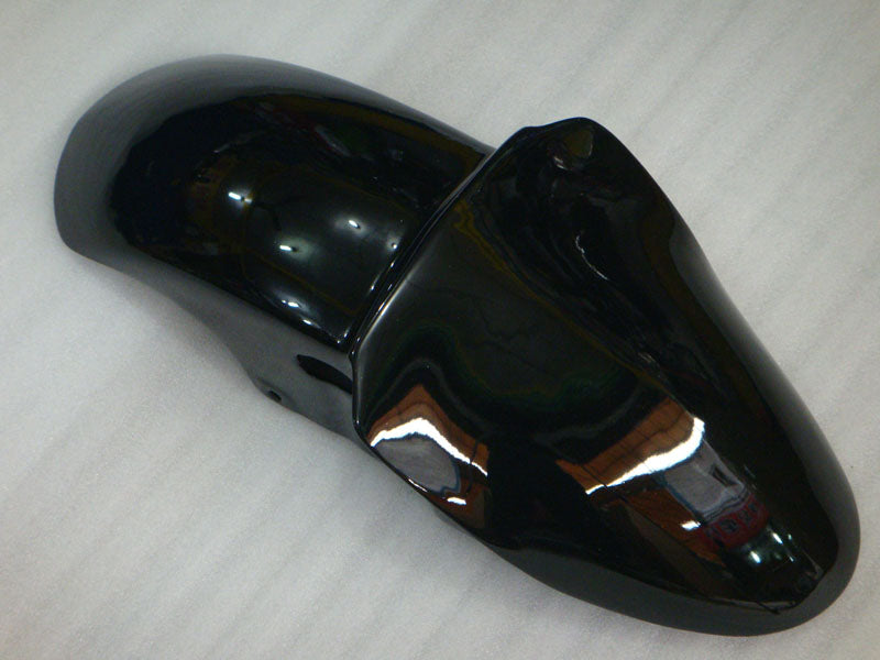 Kit de carénage style usine noir avec autocollants blancs - NINJA ZX-9R 00-01