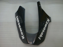 Charger l&#39;image dans la galerie, Kit de carénage style usine noir avec autocollants blancs - NINJA ZX-9R 00-01