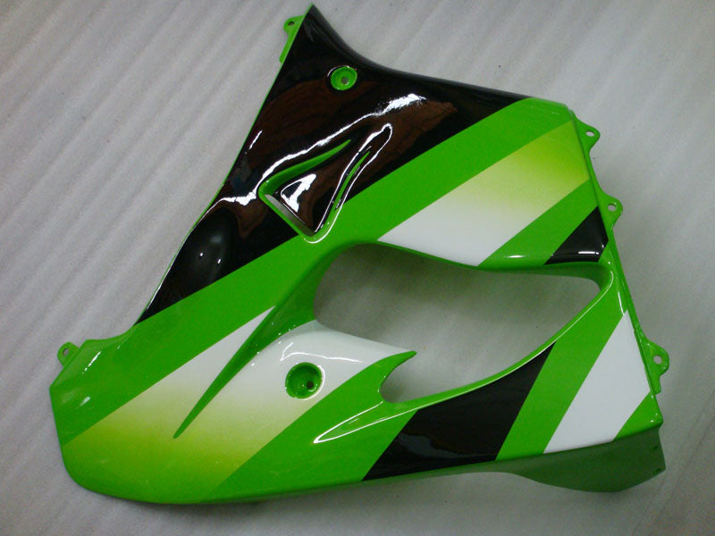 Kit de carénage vert et noir style usine - NINJA ZX-9R 00-01